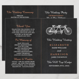 Bicicleta Tandem En El Programa De Bodas De Chalkb