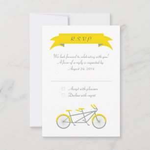 Bicicleta Tandem (Gris / Amarillo / Blanco) RSVP