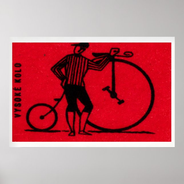 Bicicleta Vintage Farthing - Impresión Matchbox -  (Frente)