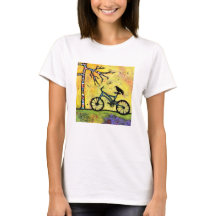 Bicicleta y camiseta de Raven un día espectacular 
