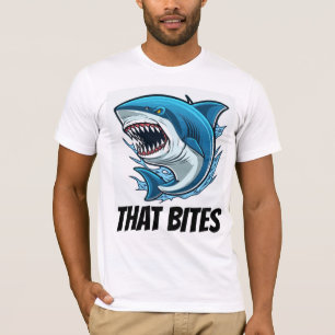 BICICLETAS DE CAMISETAS DE TIBURÓN DIVERTIDAS