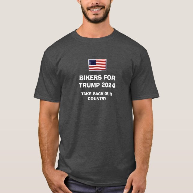 BICICLETAS PARA LA Camiseta TRUMP 2024 (Anverso)