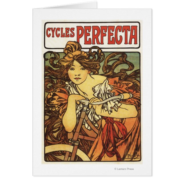Bicicletas Perfecta con poste publicitario femenin (Frente)