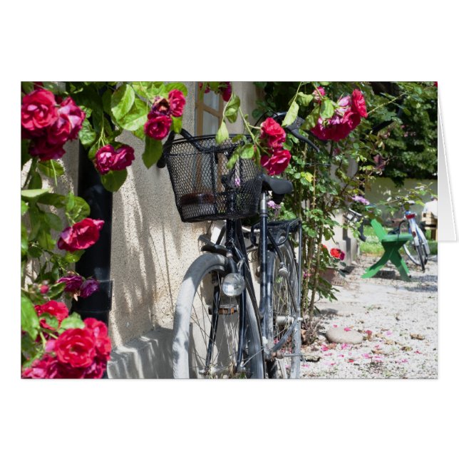 Bicicletas y rosas en Suecia (Anverso (Horizontal))