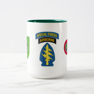 Bicolor 10mo TAZA del GRUPO de las FUERZAS ESPECIALES