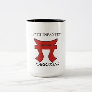 Bicolor 187TH TAZA de la INFANTERÍA RAKKASANS