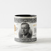 1934 100 mil dólares del oro de taza del