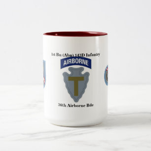 Bicolor 1r 143a taza de los Bde de Abn de la infantería