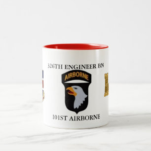 Bicolor 326TH TAZA AEROTRANSPORTADA de los BN del