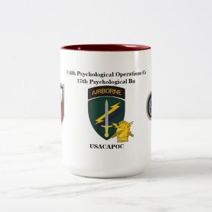 Bicolor 344o Taza de PSYOPS Company