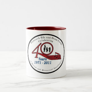 Bicolor 40.o Taza de la reunión