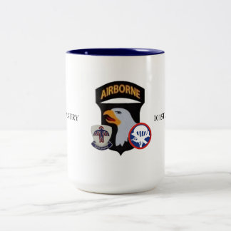 Bicolor 501ST 101ST TAZA AEROTRANSPORTADA de la INFANTERÍA