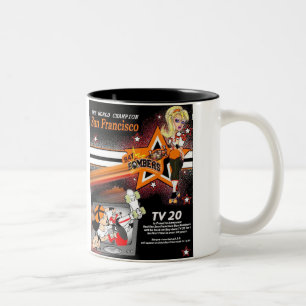Bicolor 55.o Taza del bombardero del aniversario