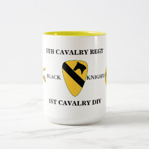 Bicolor 5to TAZA del DIV de la CABALLERÍA del REGIMIENTO