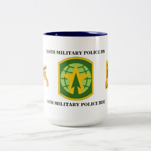Bicolor 716TH TAZA del BATALLÓN de la POLICÍA MILITAR