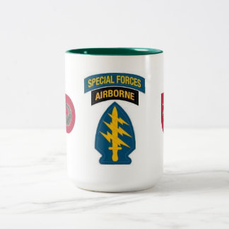 Bicolor 7mo TAZA del GRUPO de las FUERZAS ESPECIALES