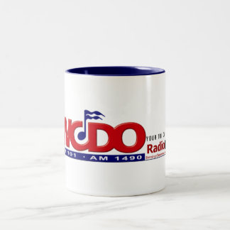 Bicolor A20 - taza de café de WCDORadio.com