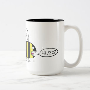 Bicolor Abeja-ast la abeja - taza del Dos-Tono de 444 ml