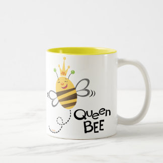 Bicolor Abeja reina, taza de café