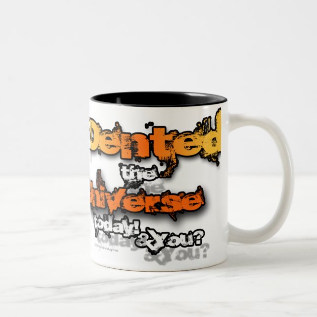 Bicolor Abollar la taza intrépida del universo (Derecha)