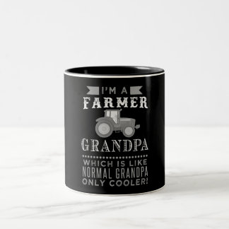 Bicolor Abuelo del granjero, taza fresca del abuelo del
