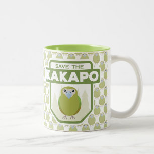Bicolor Ahorre la taza del loro del Kakapo