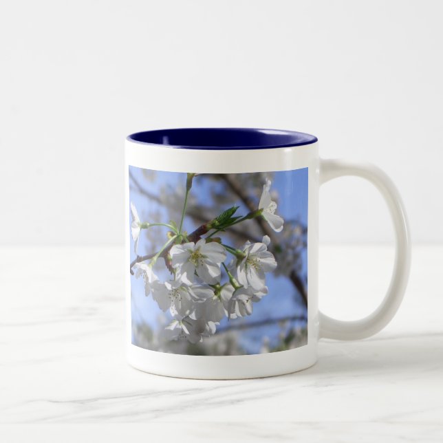 Bicolor AK- taza de la flor de cerezo (Derecha)