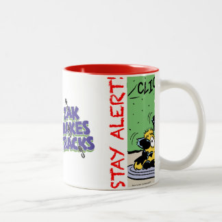 Bicolor Alarma de la estancia con un dinámico la taza de