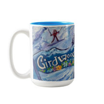 Alaskan Alyeska/Girdwood 15oz dos tonos de taza
