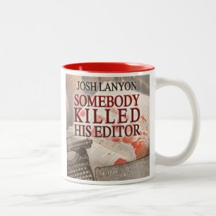 Bicolor Alguien mató a su taza del redactor