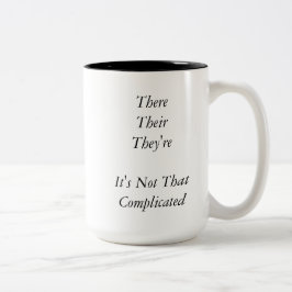 Bicolor Allí, su, son taza