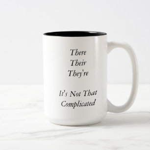 Bicolor Allí, su, son taza