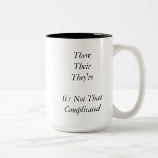 Bicolor Allí, su, son taza