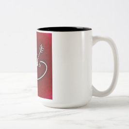 Bicolor Amar la taza de café