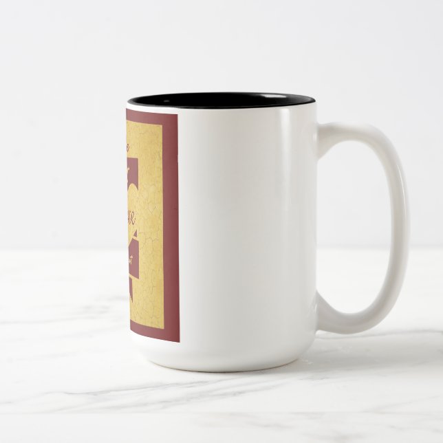Bicolor Amar la taza de café (Derecha)