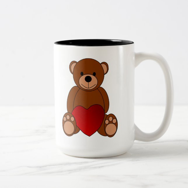 Bicolor Amar la taza de café (Derecha)