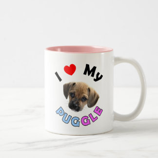 Bicolor Ame mi taza de Puggle
