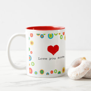Bicolor Ámele una taza más gráfica