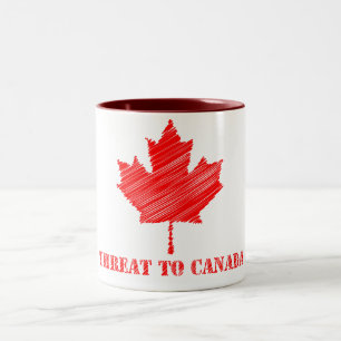 Bicolor Amenaza para la taza de Canadá