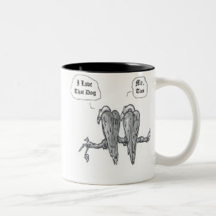 Bicolor Amo esa taza del perro