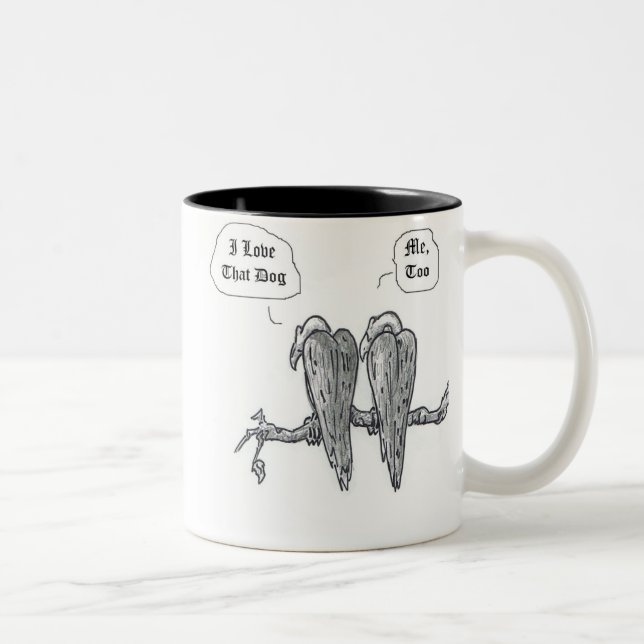 Bicolor Amo esa taza del perro (Derecha)