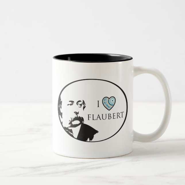 Bicolor Amo la taza de Flaubert (Derecha)