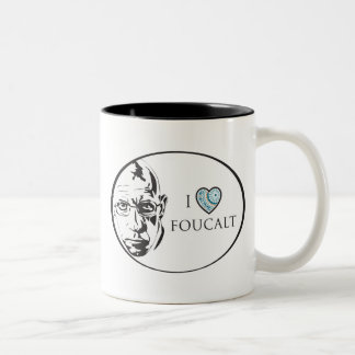 Bicolor Amo la taza de Foucalt