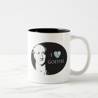 Bicolor Amo la taza de Goethe