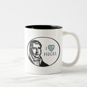 Bicolor Amo la taza de Hegel