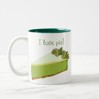 Bicolor Amo la taza de la empanada