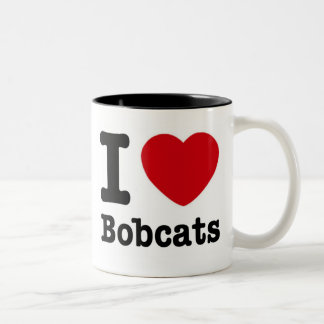 Bicolor Amo la taza de los linces