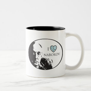 Bicolor Amo la taza de Nabokov
