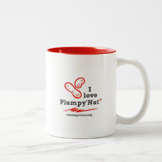 Bicolor Amo la taza de Plumpy'Nut