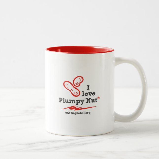 Bicolor Amo la taza de Plumpy'Nut (Derecha)